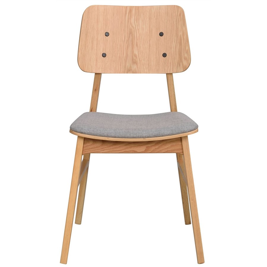 Nagano stol ek/ ljusgrå