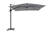 Linz parasoll grå 3x3 meter