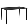 Nimes matbord 140 cm svart